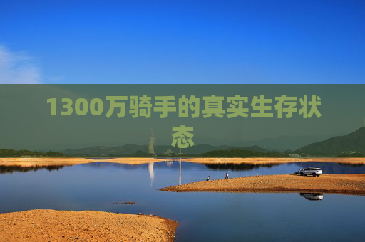 1300万骑手的真实生存状态