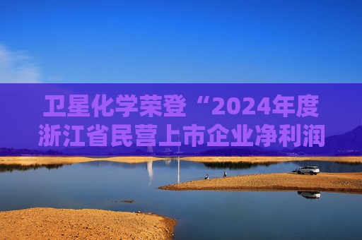卫星化学荣登“2024年度浙江省民营上市企业净利润”榜首