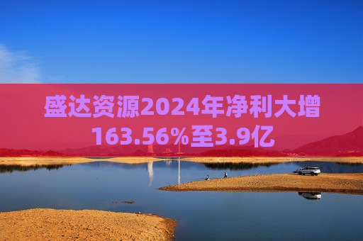 盛达资源2024年净利大增163.56%至3.9亿