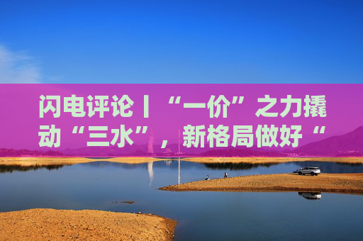闪电评论丨“一价”之力撬动“三水”，新格局做好“水文章”