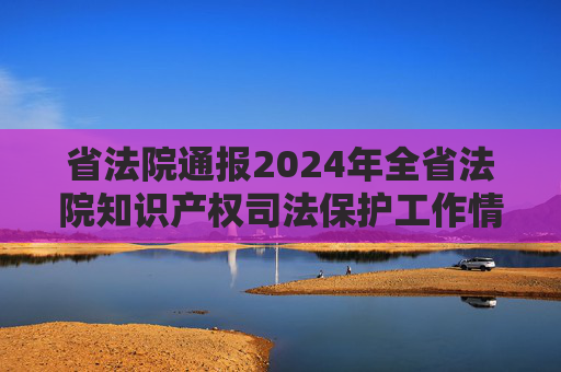 省法院通报2024年全省法院知识产权司法保护工作情况
