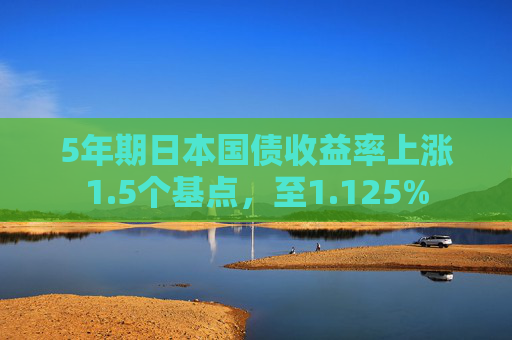 5年期日本国债收益率上涨1.5个基点，至1.125%