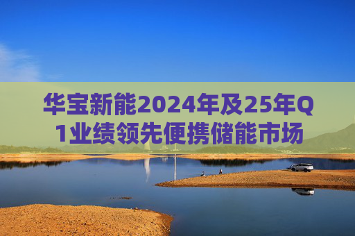 华宝新能2024年及25年Q1业绩领先便携储能市场