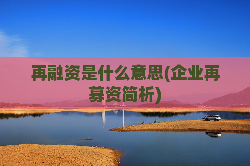 再融资是什么意思(企业再募资简析)