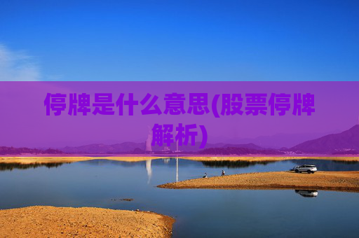 停牌是什么意思(股票停牌解析)
