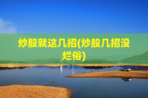 炒股就这几招(炒股几招没烂俗)