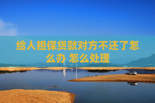 给人担保贷款对方不还了怎么办 怎么处理