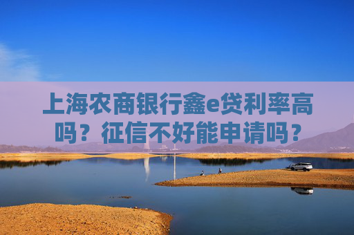 上海农商银行鑫e贷利率高吗？征信不好能申请吗？