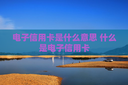 电子信用卡是什么意思 什么是电子信用卡