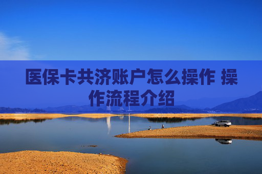 医保卡共济账户怎么操作 操作流程介绍