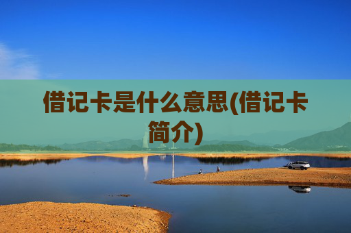 借记卡是什么意思(借记卡简介)