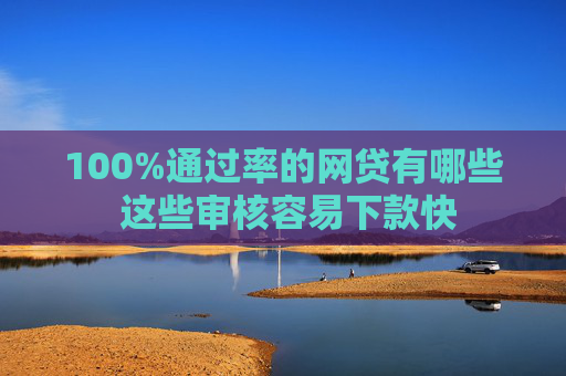 100%通过率的网贷有哪些 这些审核容易下款快