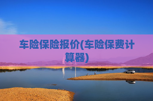 车险保险报价(车险保费计算器)