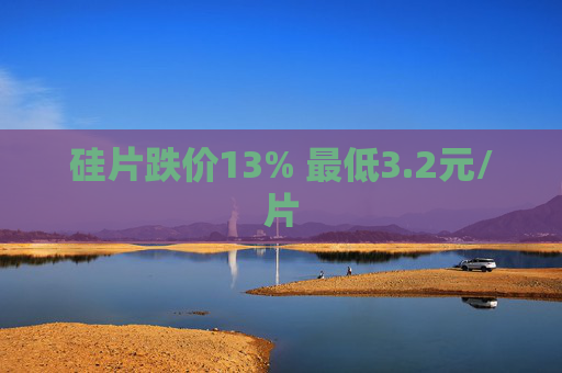 硅片跌价13% 最低3.2元/片