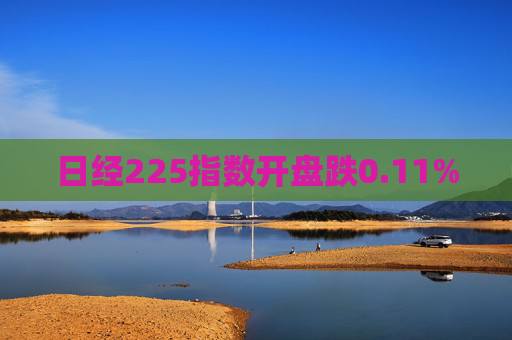 日经225指数开盘跌0.11%