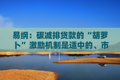 易纲：碳减排贷款的“胡萝卜”激励机制是适中的、市场化的