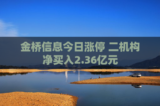 金桥信息今日涨停 二机构净买入2.36亿元