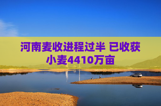 河南麦收进程过半 已收获小麦4410万亩
