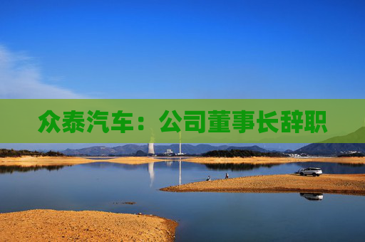 众泰汽车：公司董事长辞职
