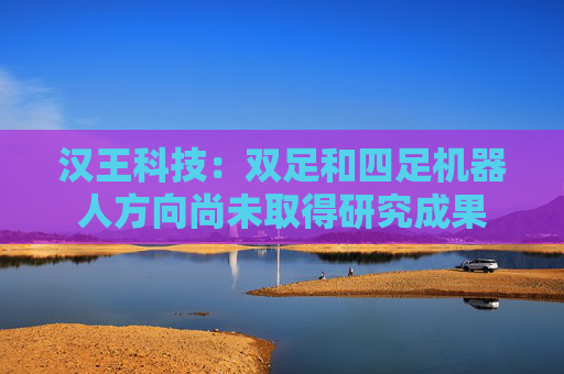 汉王科技：双足和四足机器人方向尚未取得研究成果