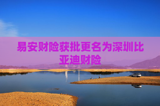 易安财险获批更名为深圳比亚迪财险