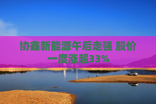 协鑫新能源午后走强 股价一度涨超33%