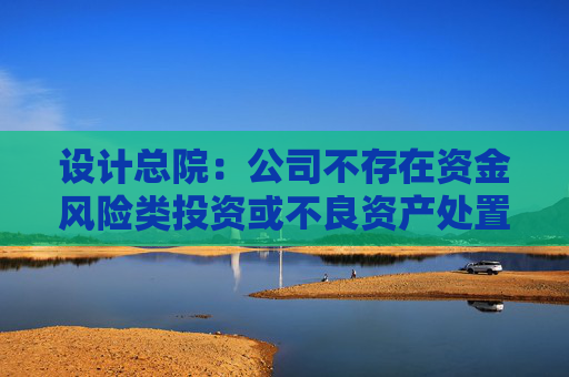 设计总院：公司不存在资金风险类投资或不良资产处置情况