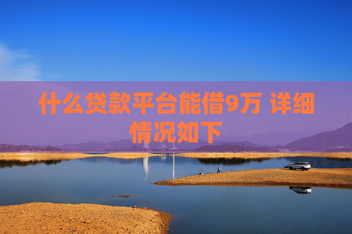 什么贷款平台能借9万 详细情况如下