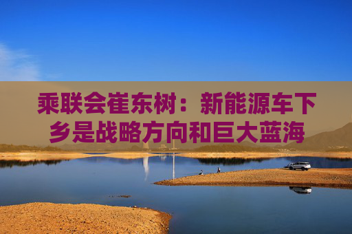 乘联会崔东树:新能源车下乡是战略方向和巨大蓝海