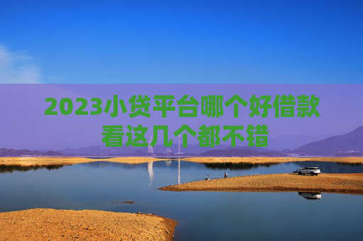 2023小贷平台哪个好借款 看这几个都不错