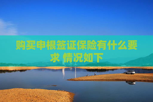 购买申根签证保险有什么要求 情况如下
