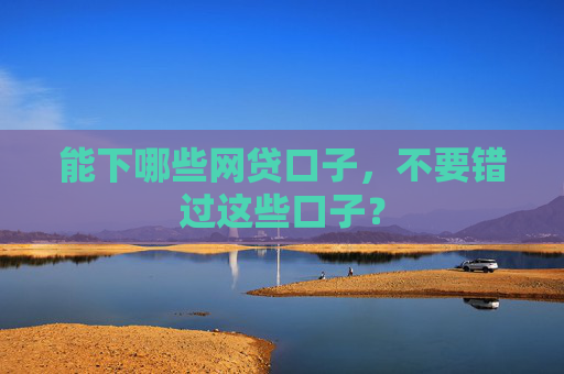 能下哪些网贷口子，不要错过这些口子？