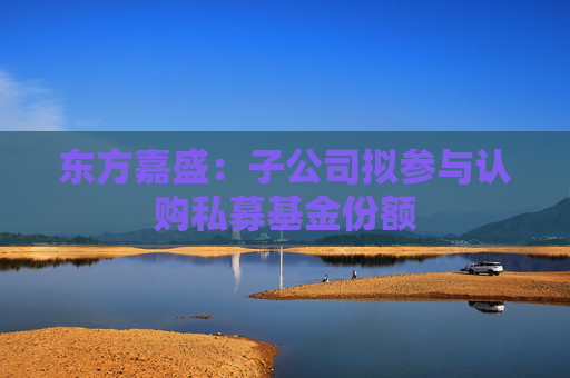 东方嘉盛：子公司拟参与认购私募基金份额