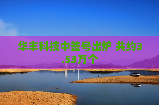 华丰科技中签号出炉 共约3.53万个