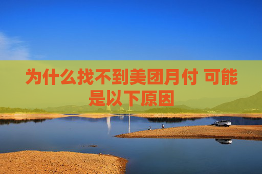 为什么找不到美团月付 可能是以下原因