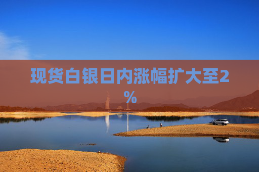 现货白银日内涨幅扩大至2%