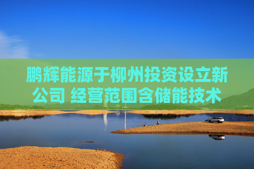 鹏辉能源于柳州投资设立新公司 经营范围含储能技术服务