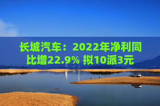 长城汽车：2022年净利同比增22.9% 拟10派3元