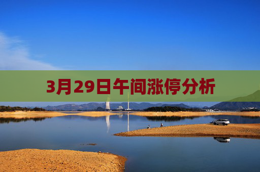 3月29日午间涨停分析