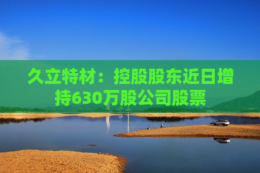久立特材：控股股东近日增持630万股公司股票
