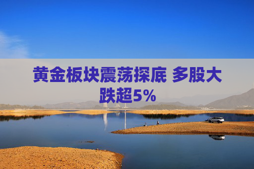 黄金板块震荡探底 多股大跌超5%