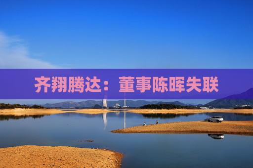 齐翔腾达：董事陈晖失联