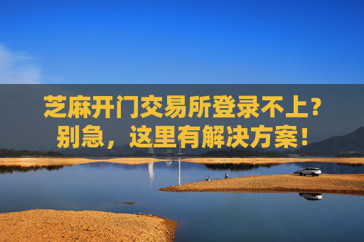 芝麻开门交易所登录不上？别急，这里有解决方案！