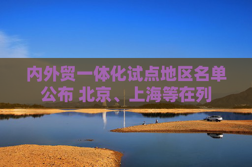 内外贸一体化试点地区名单公布 北京、上海等在列
