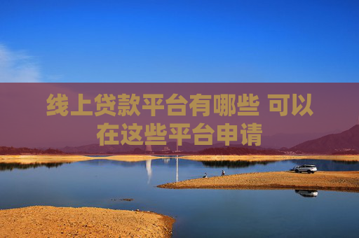 线上贷款平台有哪些 可以在这些平台申请