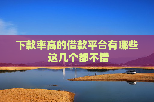 下款率高的借款平台有哪些 这几个都不错