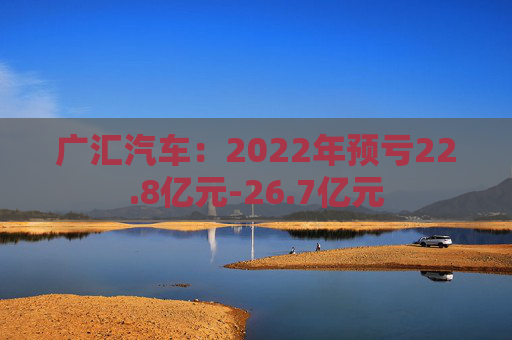 广汇汽车：2022年预亏22.8亿元-26.7亿元