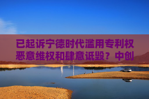 已起诉宁德时代滥用专利权恶意维权和肆意诋毁？中创新航：属实