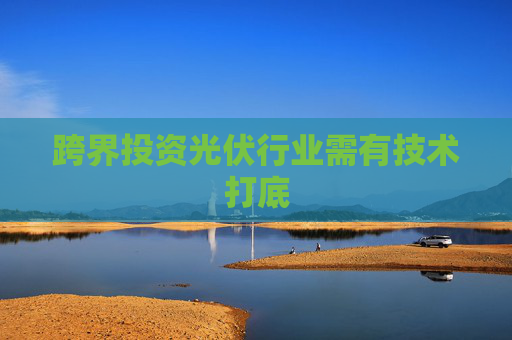跨界投资光伏行业需有技术打底