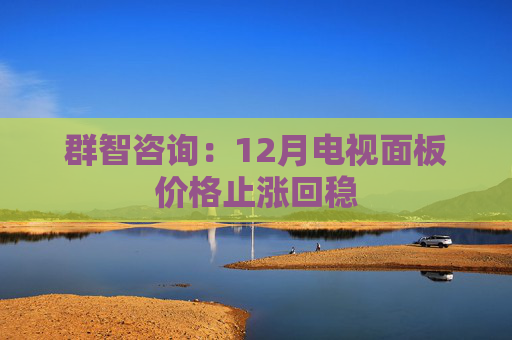 群智咨询：12月电视面板价格止涨回稳